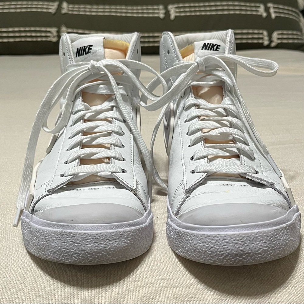 Nike Blazer Mid ‘77 ‘Infinite White’ High-Top Sneakers - Picture 6 of 12